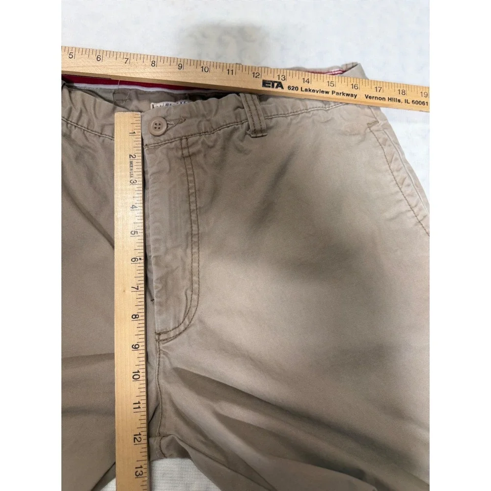 Dockers Mens D4 Relaxed Fit Khaki Chino Pants Tan Cotton W36 L30 Flat‎ Front